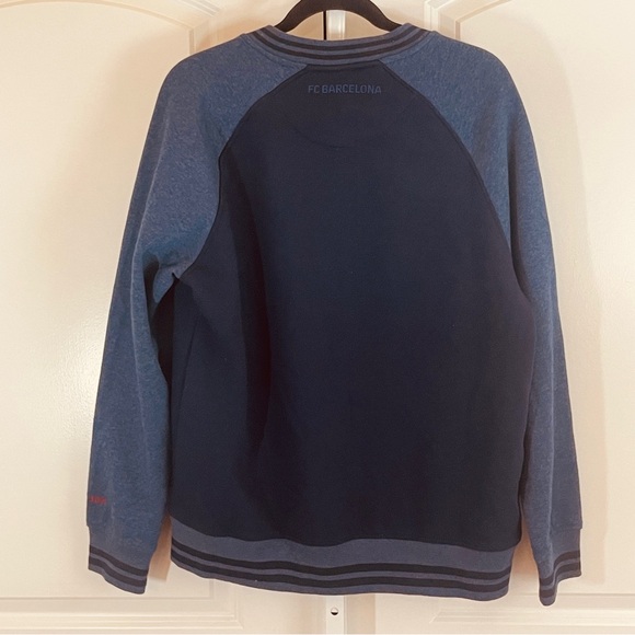 La Liga FC Barcelona Baseball Style Jacket - Men Size L - Blue - Picture 7 of 7